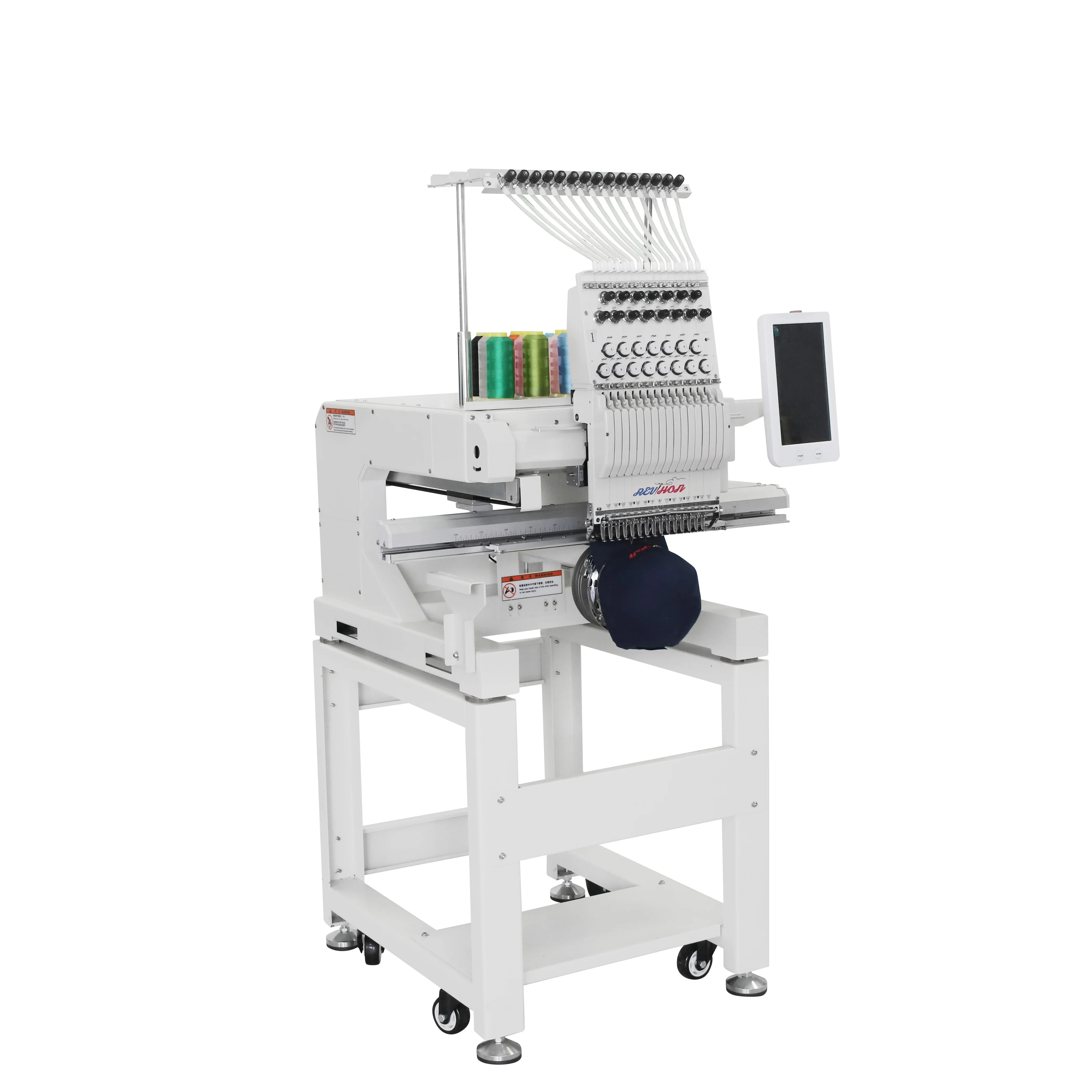 Zhuji Manufacture Single Head 15 Needles Brodeuse Automatique Maquina De Bordar Industrial Home Embroidery Machines