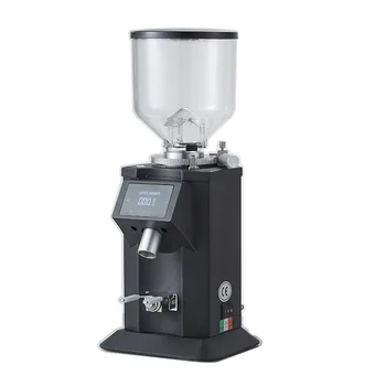 Professional Commercial Electric Coffee Bean Grinder Machine Stainless Steel LCD Touch Display Household Use Wholesale