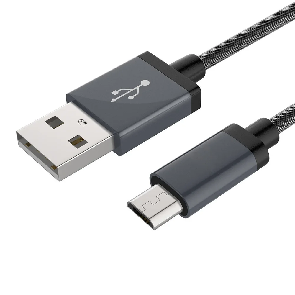 Кабель Micro USB XANUAN, 6 футов, USB 2,0 A папа-Micro B, шнур зарядного устройства, 2 А, быстрая зарядка и передача данных для телефонов на Android, Samsung, HTC