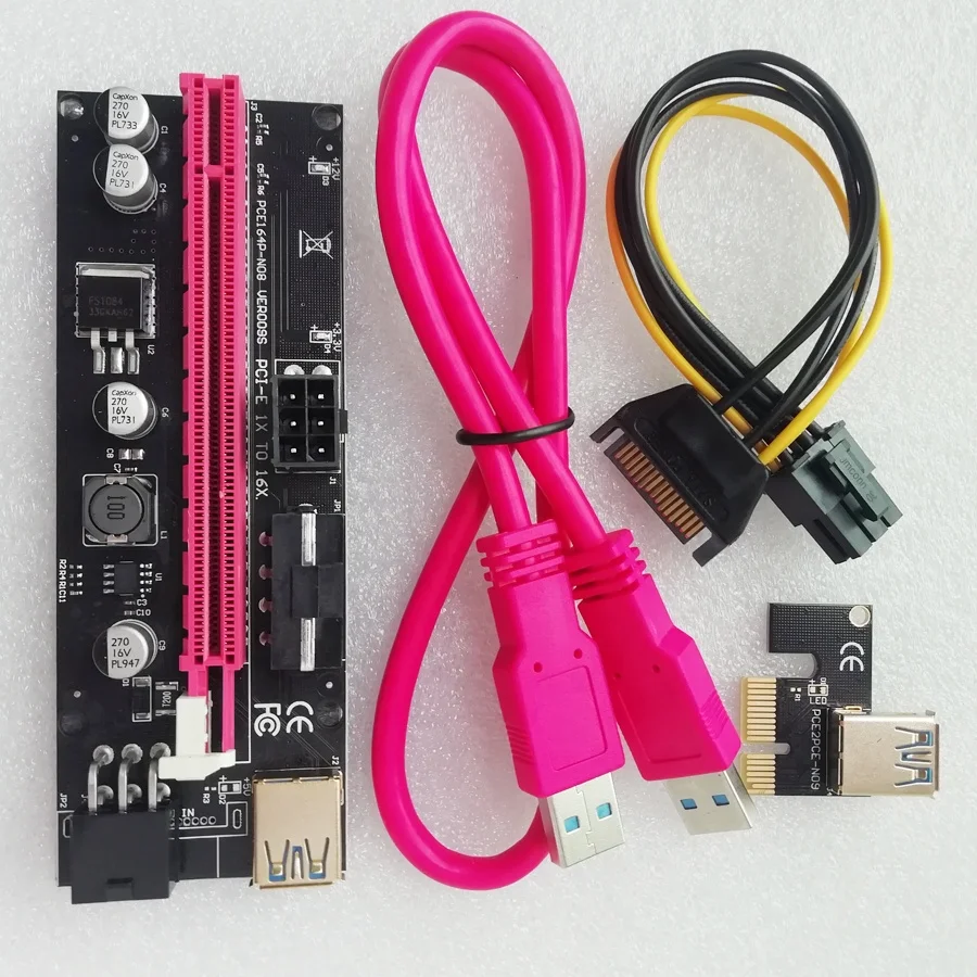 Райзер VER009S PCI E, карта 009 PCI Express PCIE Райзер 009S