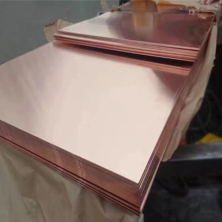 99.99 Copper Cathodes Red Copper Sheet Price Per Kg 0.5mm 1mm Thickness Copper Sheet For Sale