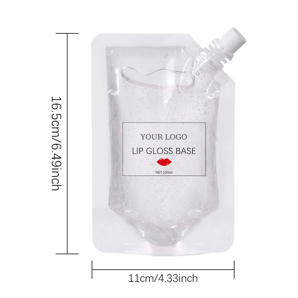 Low Price Lip Gloss Base Gel 100 Ml Lip Gloss Base Bulk Hydrating Lip Gloss Base Gallon Bucket 