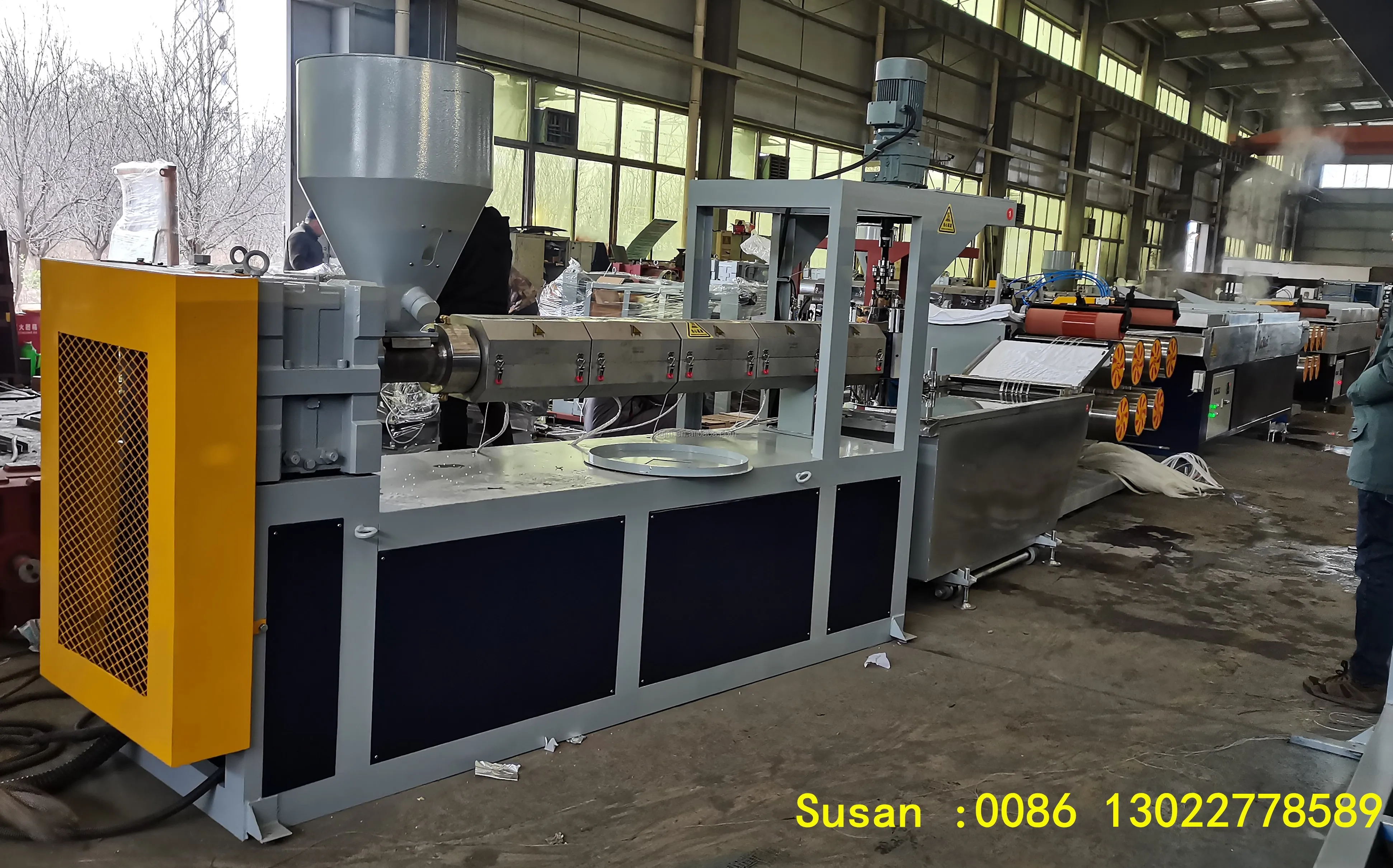 Pp Plastic Monofilament Extruder Machine Pa6 Pa66 Nylon Fishing Trimmer