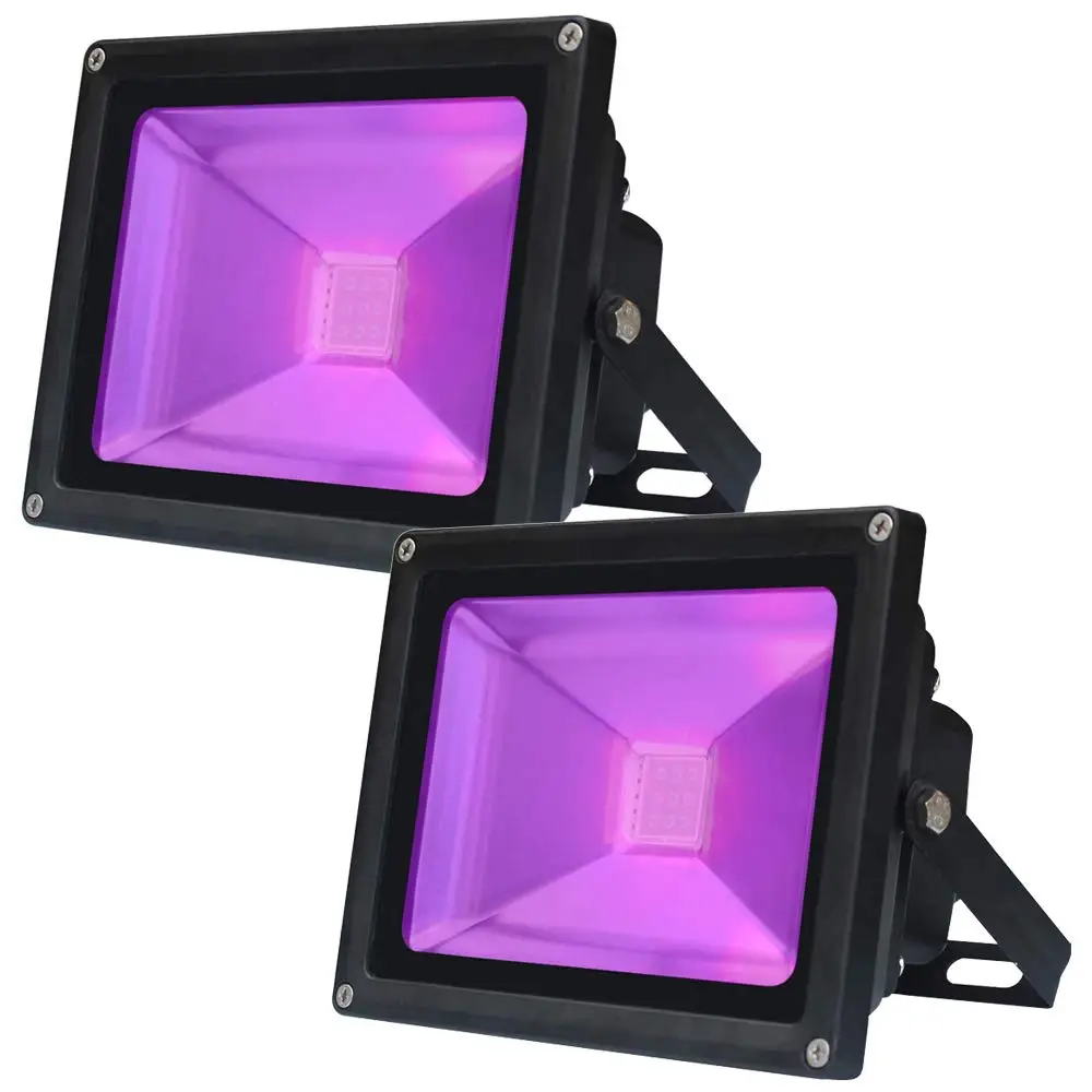 Лидер продаж водонепроницаемое черное УФ-освещение IP65 СВЕТОДИОДНЫЙ УФ прожектор 50 Вт
