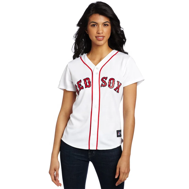 Source plain baseball jersey red baseball dress women baseball jersey with  custom logo on m.