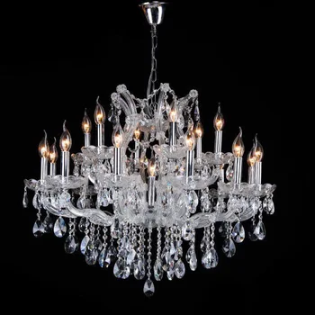 High Quality Crystal Chandeliers  Hotel Decorative Living Room Luxury Led Crystal Chandelier for Wedding