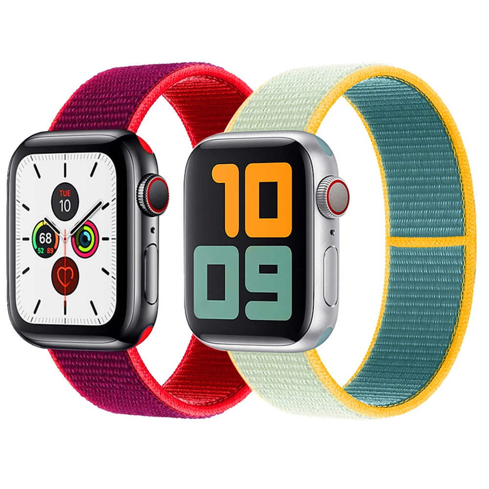 Klittenband Canvas Stof Strap Band Voor Apple Horloge Serie 1 2 3 4 5 6 Se  - Buy Klittenband Horloge Band,Canvas Stof Horloge Band,Band Apple Horloge  Voor Apple Horloge Serie 1 2 3 4 5 6 Se Product on Alibaba.com