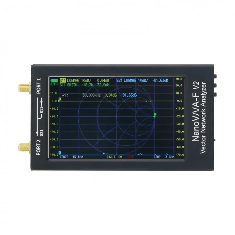 NANOVNA-F V2 3ghz Vector Network Analyzer - Precision & Portability