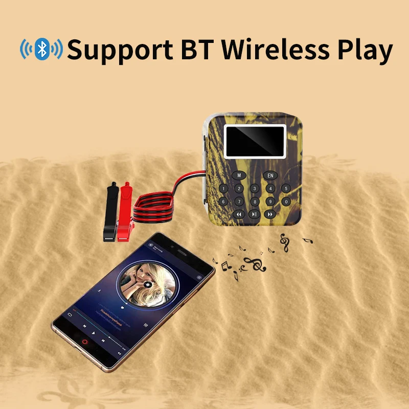 Высококачественный звонок для охоты и перепелов с Mp3 звуком охотничий таймером