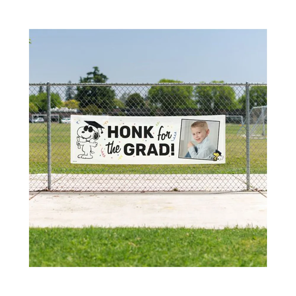 PVC Vinyl Banner Celebrating Graduation Background Stage Decoration Printing Custom Flex PVC Vinyl Banner