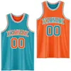 Teal Green and Orange