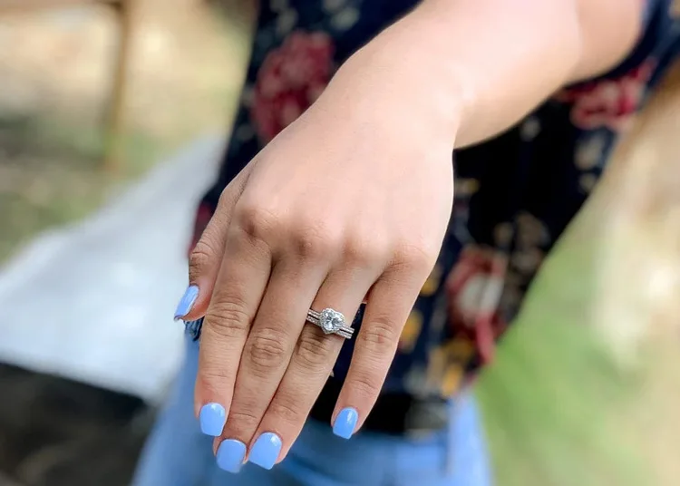 KAKODIY Love Ring Heart Shaped Zircon Sparkling Ring 925 Sterling Silver Women Engagement Wedding Heart Shaped Eternity Ring detail 9