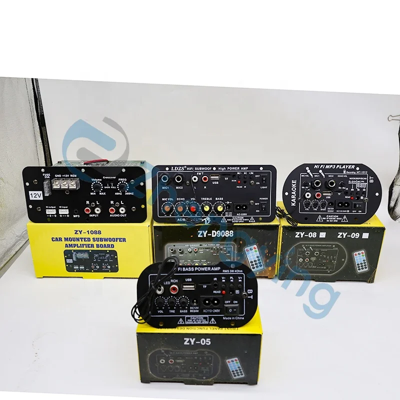 ハイパワーミニアンプ・12V/24V/220V対応、車載サブウーファー用
