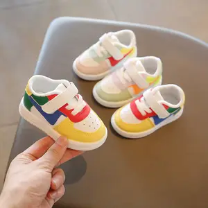 Spring and Autumn Fashion Infant Soft Pre Walker Baby Boy Casual Shoes Unisex Toddler Sports Shoes