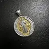 Gold and Silver Single Pendant