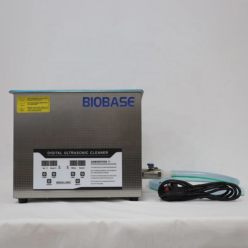BIOBASE Ultrasonic Cleaner Machine Standard Basket and Lid Digital Display Ultrasonic Cleaner Price