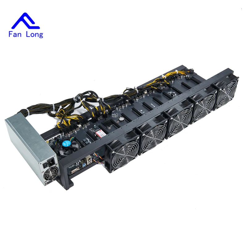 B250 12gpu Graphics Rack Mount Rig Rack Mount Computer Server Case With