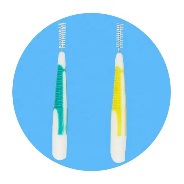 Хит продаж, экологически чистая зубная нить, одноразовая зубная щетка, Ортодонтическая межзубная щетка