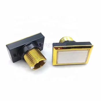 51*34mm Momentary Plastic Rectangle Push buton switch with gold plate for arcade accerroy parts