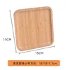 Bamboo and wood varnish, square, 15*15cm