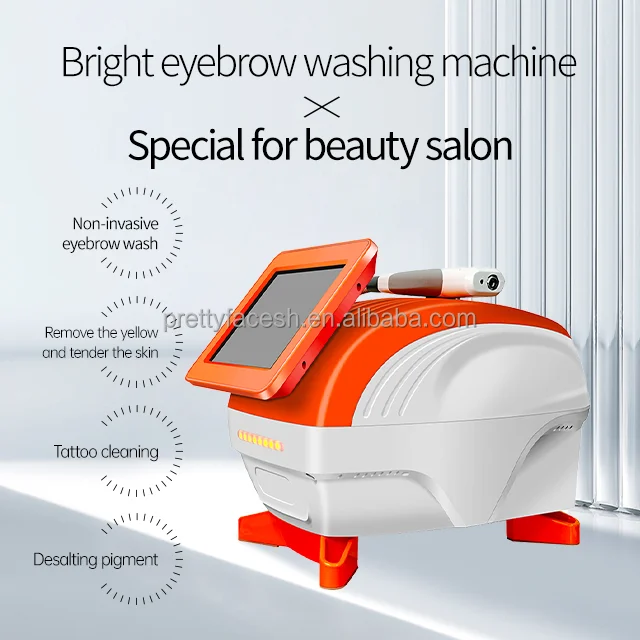 Portable Light Speed in Picoseconds Equipment Pigmented Recovery Eyebrow Washing Laser Tattoo Remover Carbon Peeling Machine
