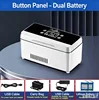 black-Small box with button-cell batteries-two cells
