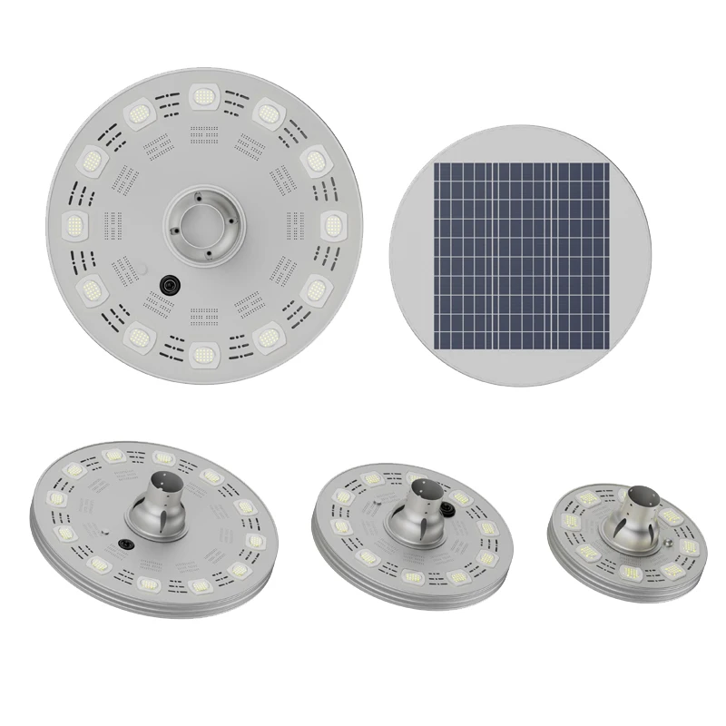 Round Shape Led Solar Street Light All in One Solar Panel Street Light 160w 200w 240w ufo Solar Lights Outdoor
