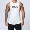 White Men Tank Top for GYM