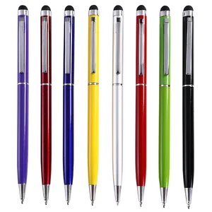 High-End Sports Metal Ballpoint Pen Multi-Color Touch Screen Capacitive Handwriting Pen with Laser Logo Gift Pen
