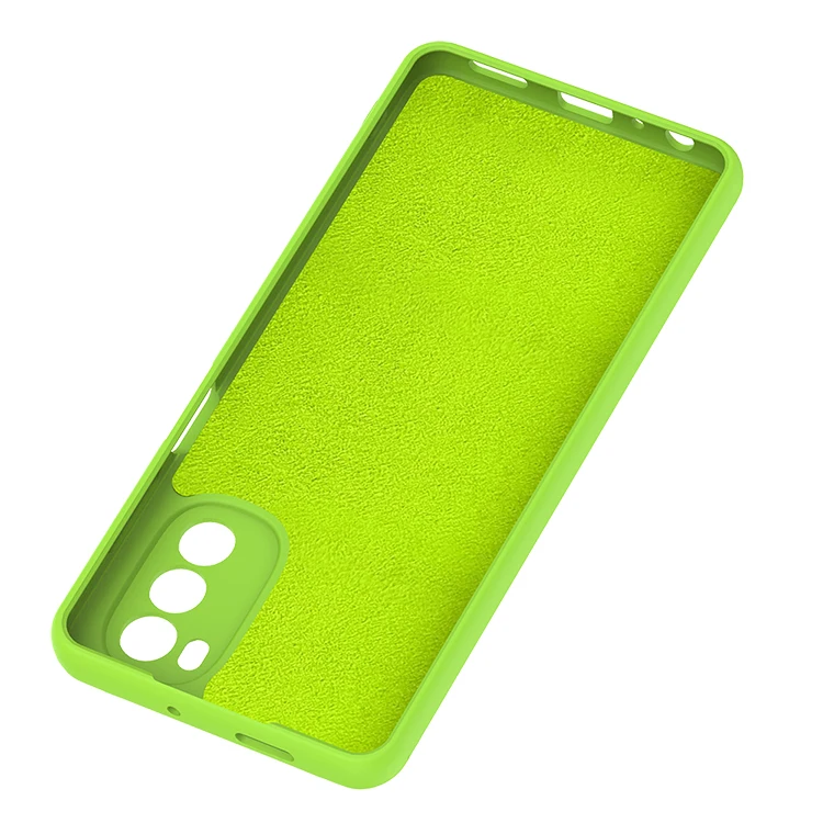 Funda De Silicona Líquida Para Motorola Moto G32 4G – Interior De Microfibra, Antigolpes Y Suave Al Tacto (Rojo)