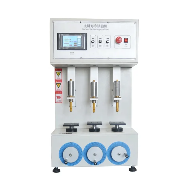 Key and Button Life Fatigue Tester, Switch Button Lifetime Testing Machine Life Durability Tester for various  Keys