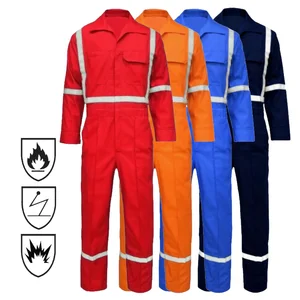 CE Certificate DuPont Nomex IIIA IFR Fireproof Field Oil Rig Man FRC FR Flame Resistant Fire Retardant Coverall for Oil and Gas