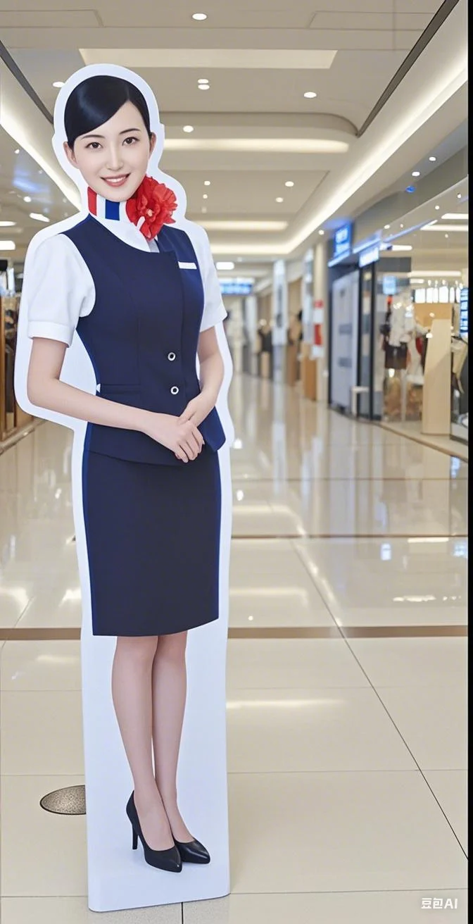 Custom Creative Advertising Lifesize Human Shape Eco-Friendly Cardboard Cutout Eye-Catching Floor Display for Promotions