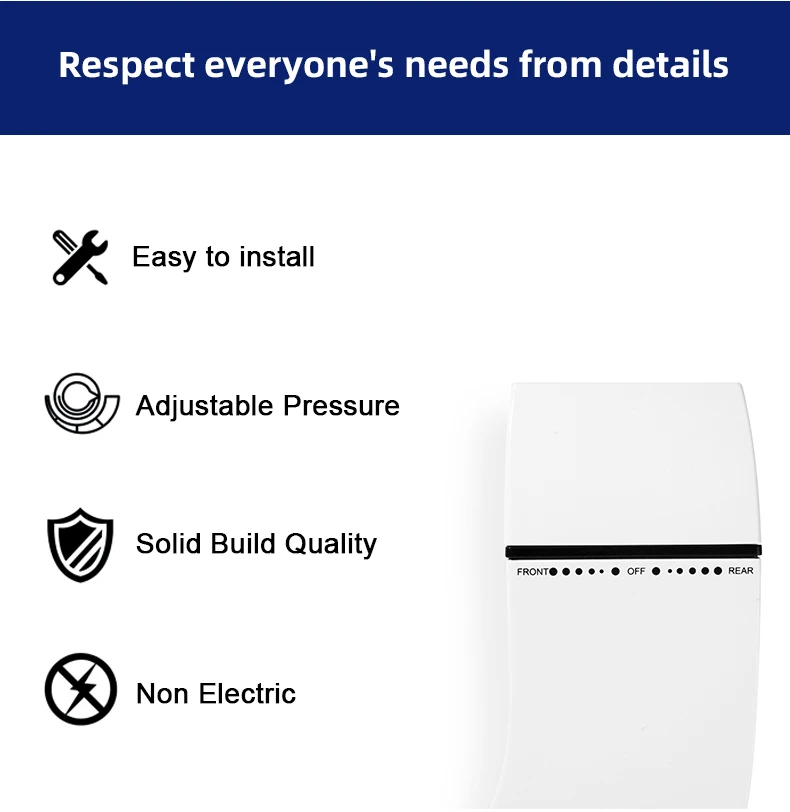 Aquatown Ultra Slim Cold Water Bidet Toilet Attachment Dual Nozzle Self-Cleaning Bide Smart Non Electric Toilet Bidets supplier