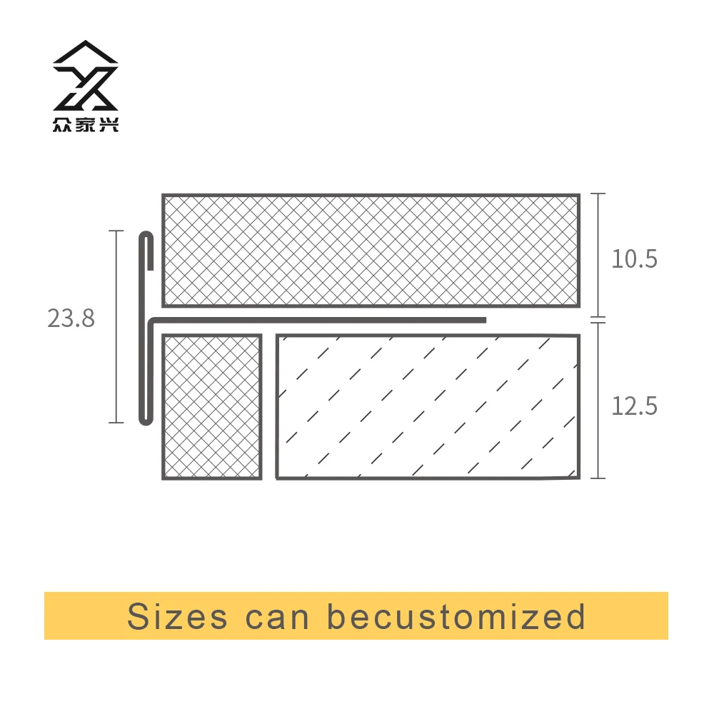 Free Sample Flooring Transition Strips Stainless Steel Decorative T Shape Metal Tile Trim factory