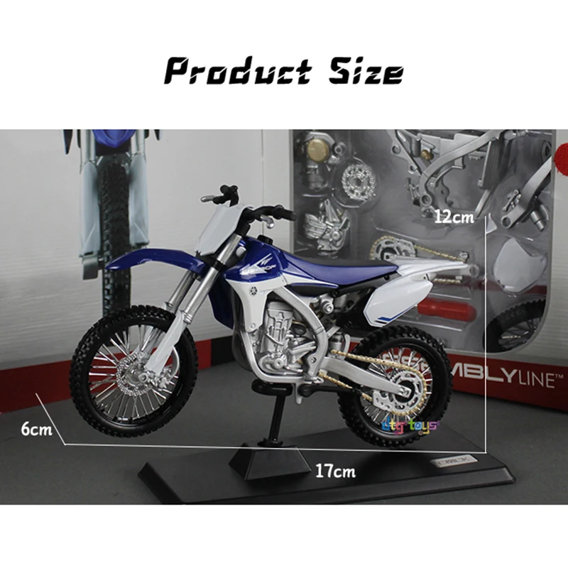 Maisto 1/12 Die Cast Motorcycle Model 2013 Yamaha YZ450F