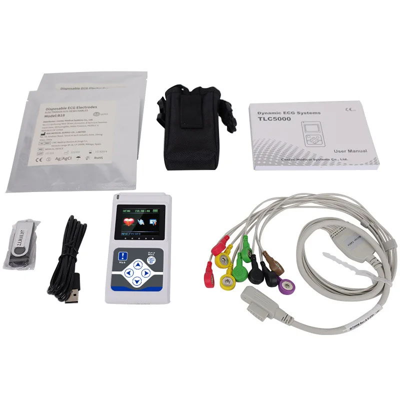 CONTEC TLC5000 Dynamic ECG Systems Holter Ecg Price of Ecg Machine