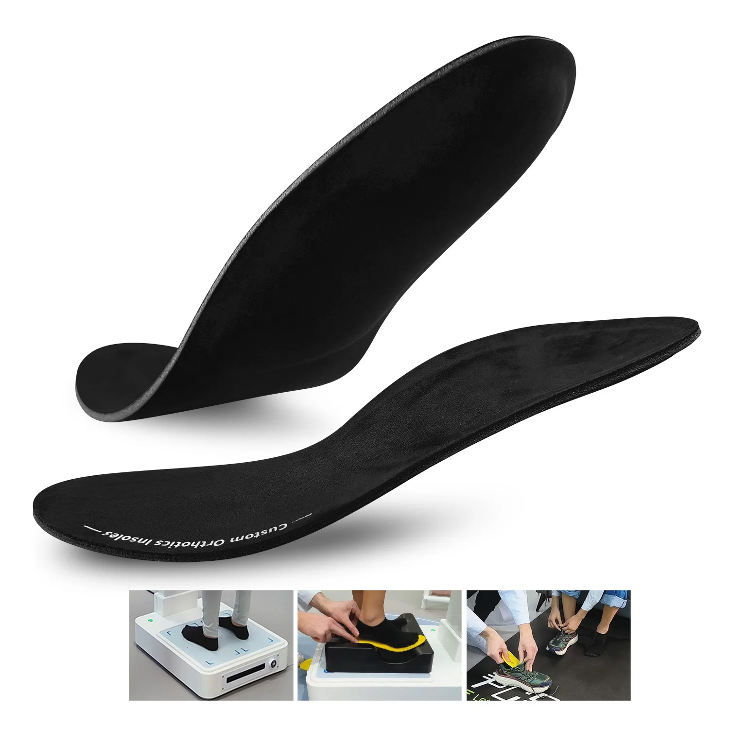 Personalised Custom Heating Foot Correction Thermo Plastic Insole Mouldable  Feet Orthotics Insert
