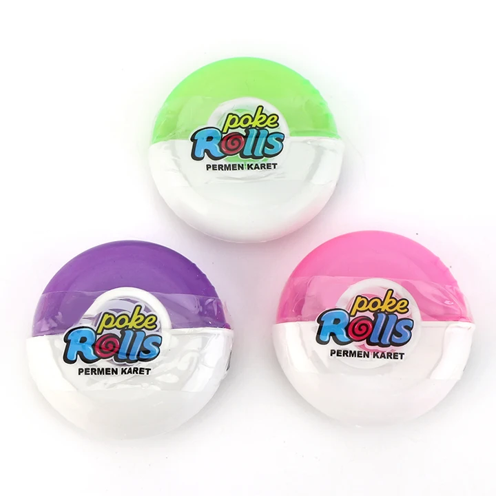 roll bubble gum