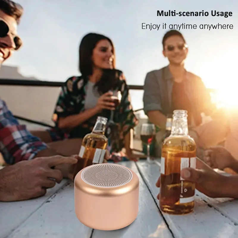 Outdoor Entertainment TWS Stunning Bass Sound 5W Customized Blue tooth Speaker Low Price Wholesale Mini Speakers