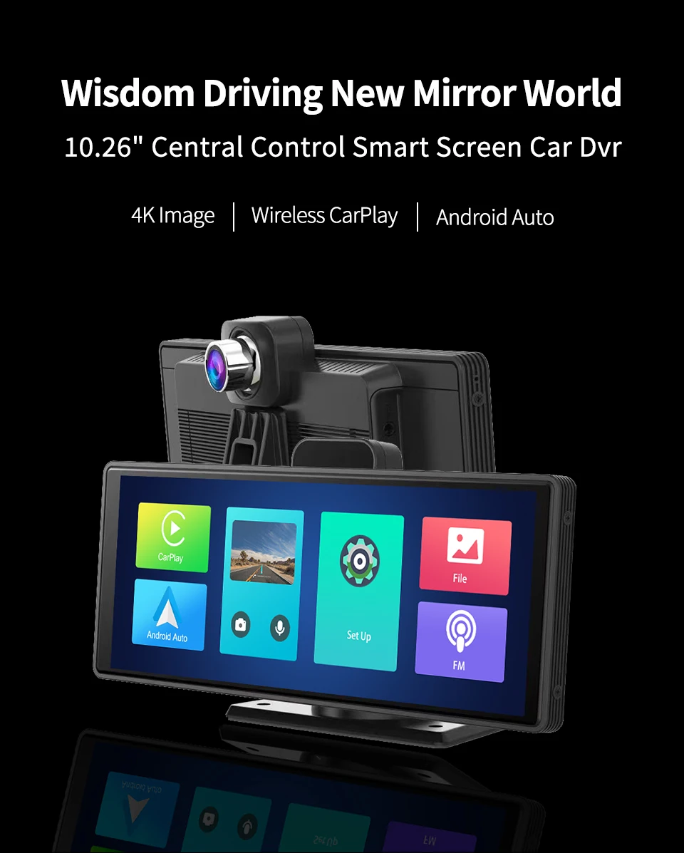 Dash Cam 2k Resolution Buildin Gps Emergency Accident Lock Parking