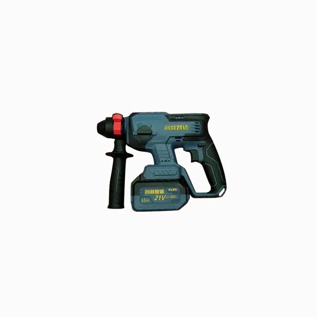 Chuanglin Industrial Grade Mini Hammer 21V Brushless Lithium Electric Drill with SDS Max Bit Concrete Drilling Powered Battery