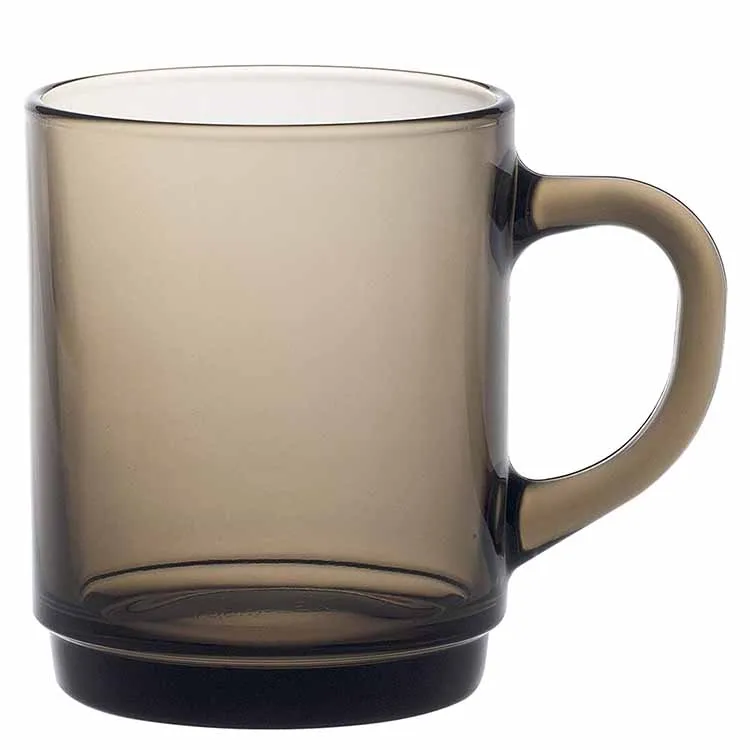 Royalex Glass Mugs 8oz Colored Glass Mug with Handle
