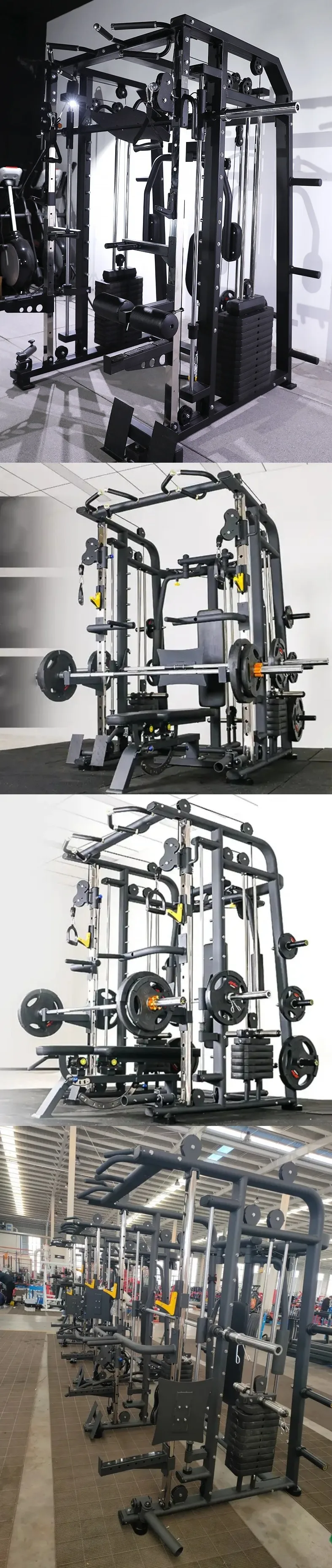 gym equipment commercial gym accessories Multi Functional 3D smith machine squat rack manufacture