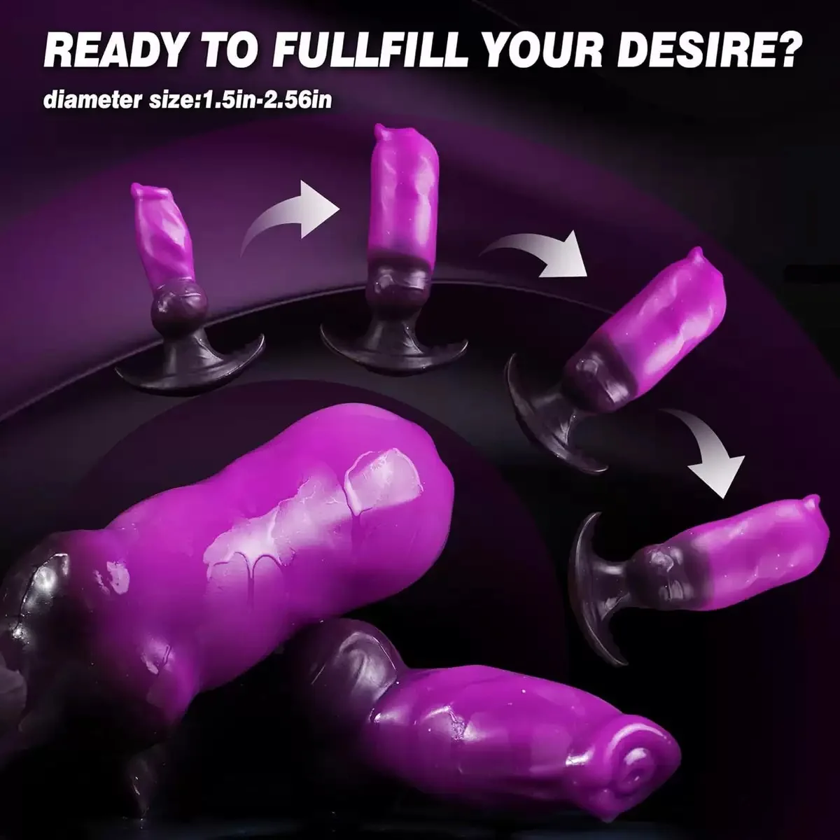 Realistische aufblasbare Dildo aufblasbare Monster Tier Big Dog Knoten  Dildo Sexspielzeug Silikon tragbare Anal Plug fr erwachsene Frauen