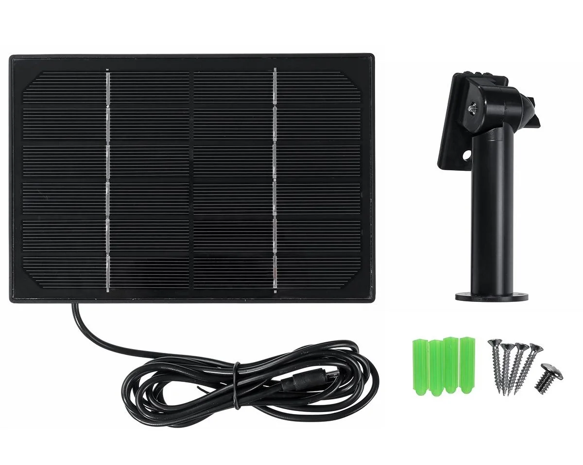 4W 5V Solar Panel Power Supply – Wireless Outdoor Security Camera, Waterproof