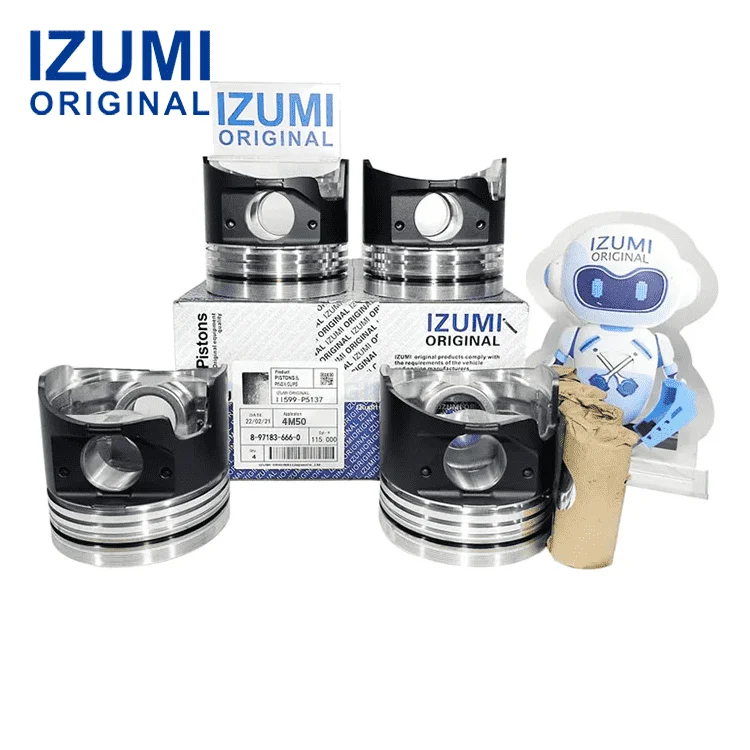 IZUMI ORIGINAL 4M51 ME241686 ME241688 Piston Kit for Mitsubishi Engine Replacement Spare Parts