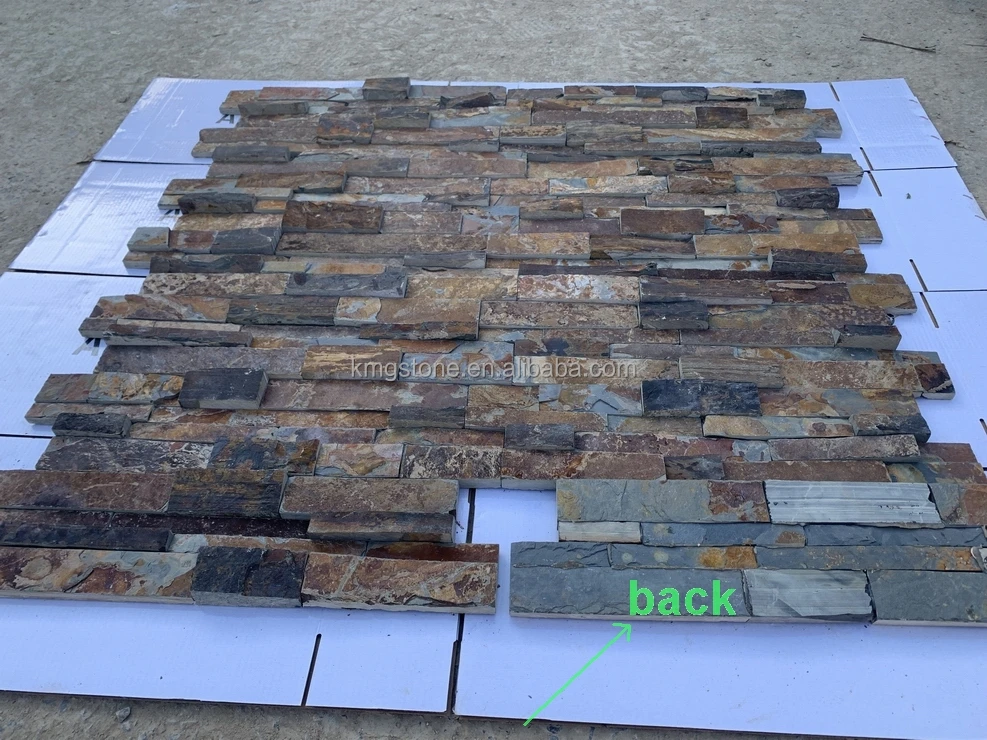 Brunei Natural Stone Slate Wall Cladding Exterior Mcm Natural Stone