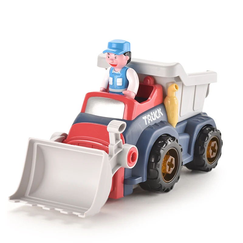 高品质diy工程车组装玩具拆自卸车 Buy 拼装玩具为孩子diy组装玩具发动机总成玩具车 益智玩具塑料结构diy卡车孩子自我组装玩具 Diy 拼装施工车辆玩具套装