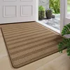 Sally hemp rubber base - striped sequence brown